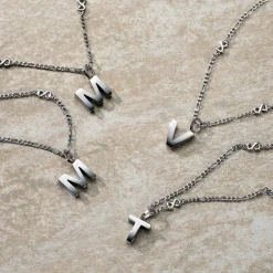 Women MVMT Bracelets^Alphabet Charm - A