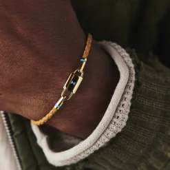 MVMT Bracelets^Braided Leather Bracelet