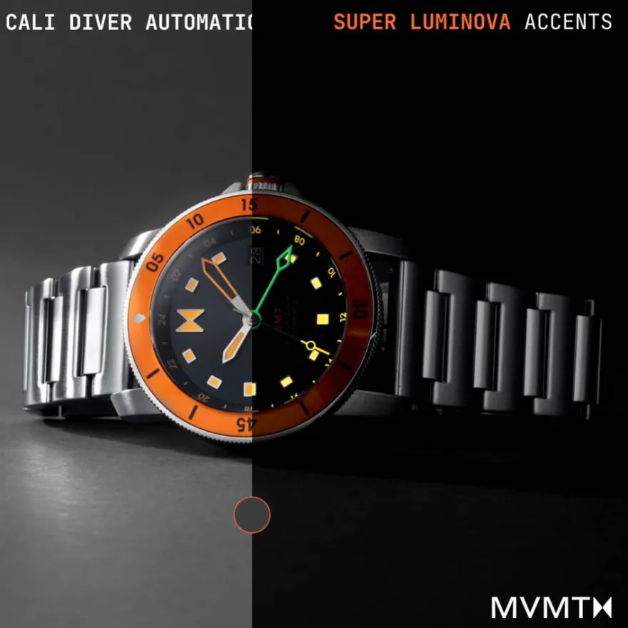 MVMT Waterproof|Automatic^Cali Diver GMT Automatic
