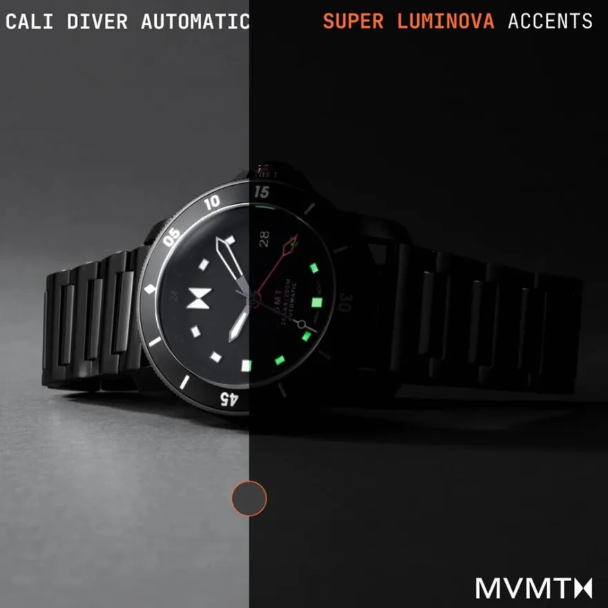 MVMT Waterproof|Automatic^Cali Diver GMT Automatic
