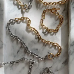 Women MVMT Chains|Bracelets^Chunky Cable Bracelet