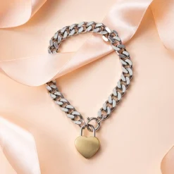 Women MVMT Bracelets|Heartlocks^Chunky Heartlock Chain Bracelet