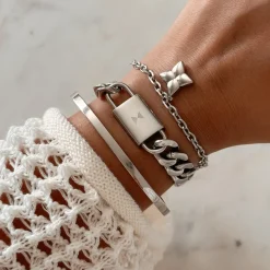Women MVMT Bracelets^Chunky Padlock Bracelet