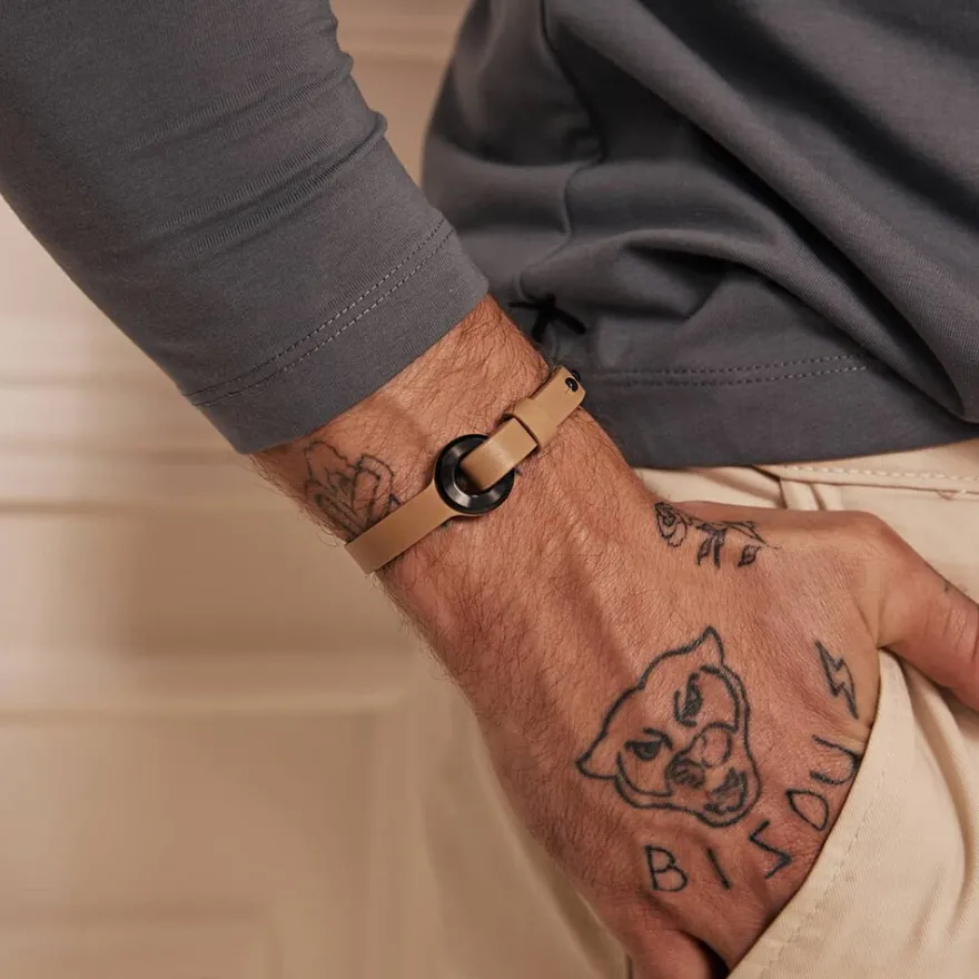 MVMT Leather|Bracelets^Circuit Leather Wrap