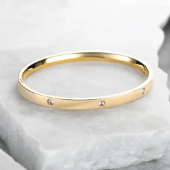 Women MVMT Bracelets^Crystal Ellipse Bangle