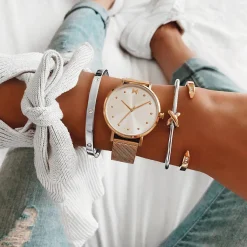 Women MVMT Bracelets^Crystal Ellipse Bangle