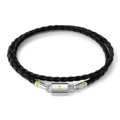 MVMT Bracelets^Double Braided Leather Bracelet