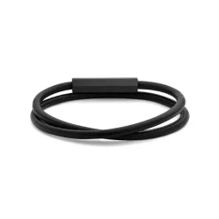 MVMT Bracelets^Double Leather Wrap