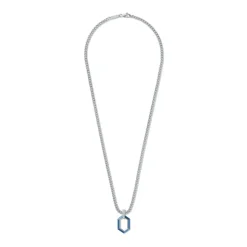 MVMT Necklaces^Hex Pendant Curb Chain Necklace