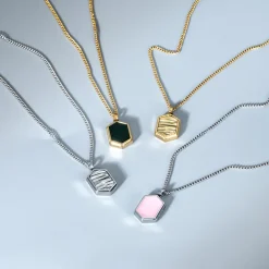 Women MVMT Necklaces^Hex Pendant Necklace