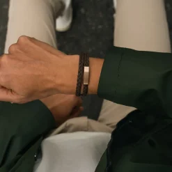 MVMT Leather|Bracelets^Leather Dress Wrap