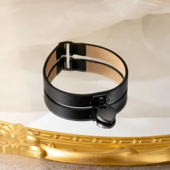 Women MVMT Heartlocks|Bracelets^Leather Heartlock Bracelet