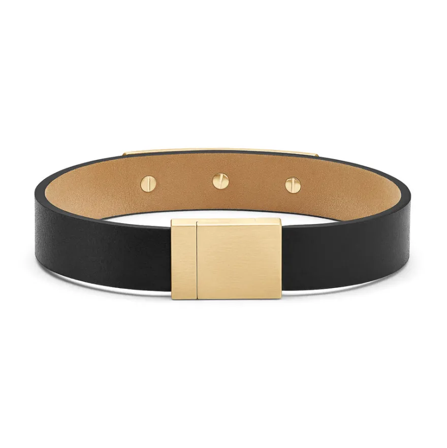 MVMT Leather|Bracelets^Leather ID Bracelet