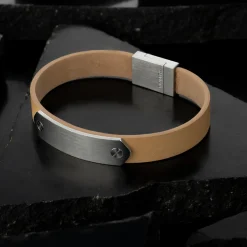 MVMT Leather|Bracelets^Leather ID Bracelet