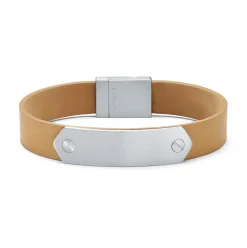 MVMT Leather|Bracelets^Leather ID Bracelet