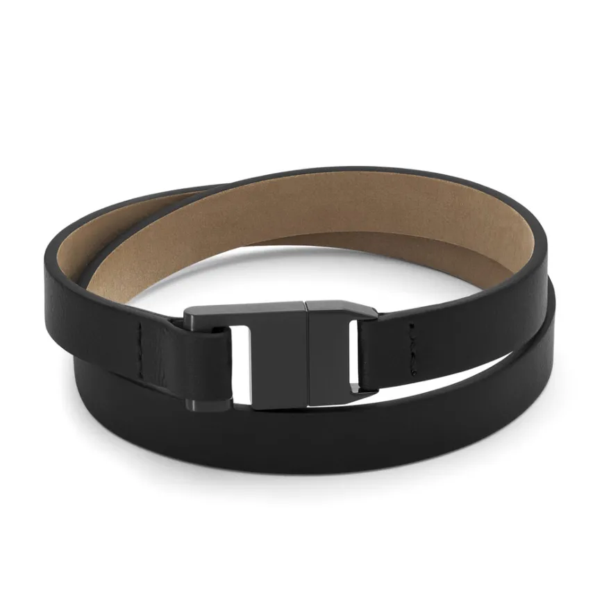 MVMT Leather|Bracelets^Leather Latch Bracelet
