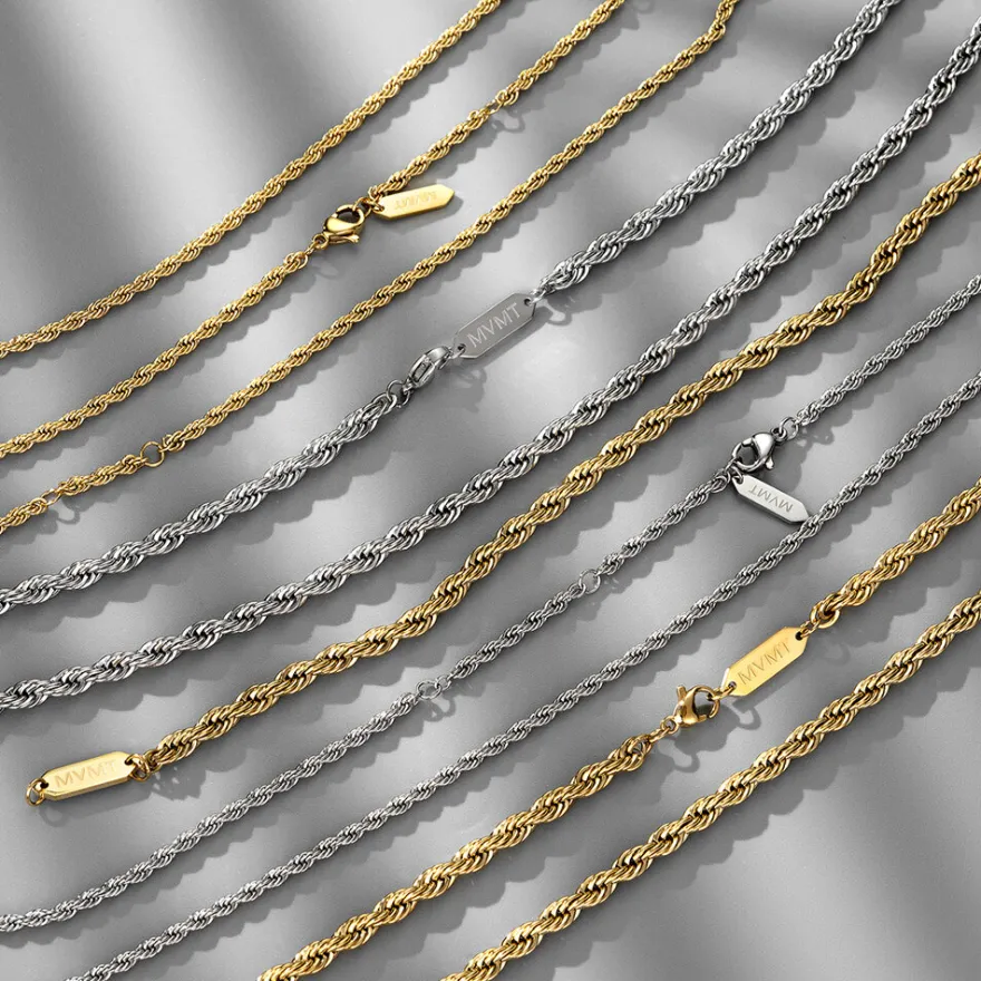 Women MVMT Necklaces^Rope Chain Necklace - 2.4MM