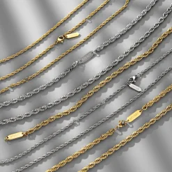 MVMT Necklaces^Rope Chain Necklace - 3.9MM
