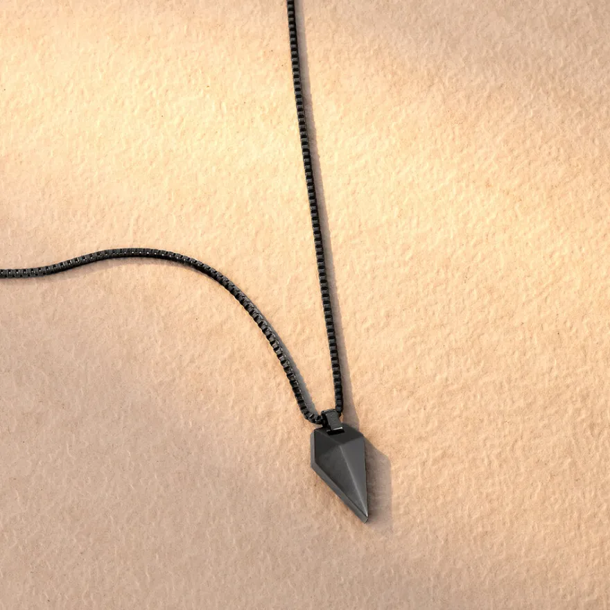 MVMT Necklaces^Sculpted Shark Tooth Pendant Necklace