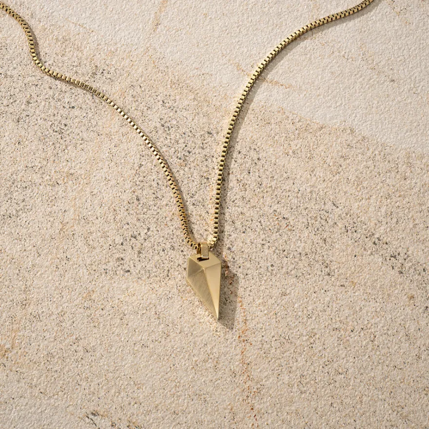 MVMT Necklaces^Sculpted Shark Tooth Pendant Necklace