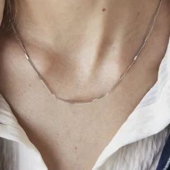 Women MVMT Necklaces^Stamped Chain Necklace