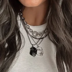 Women MVMT Pendants|Kim Rose Collection^Yin & Yang Necklace Set