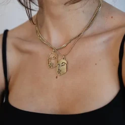 Women MVMT Pendants|Kim Rose Collection^Yin & Yang Necklace Set