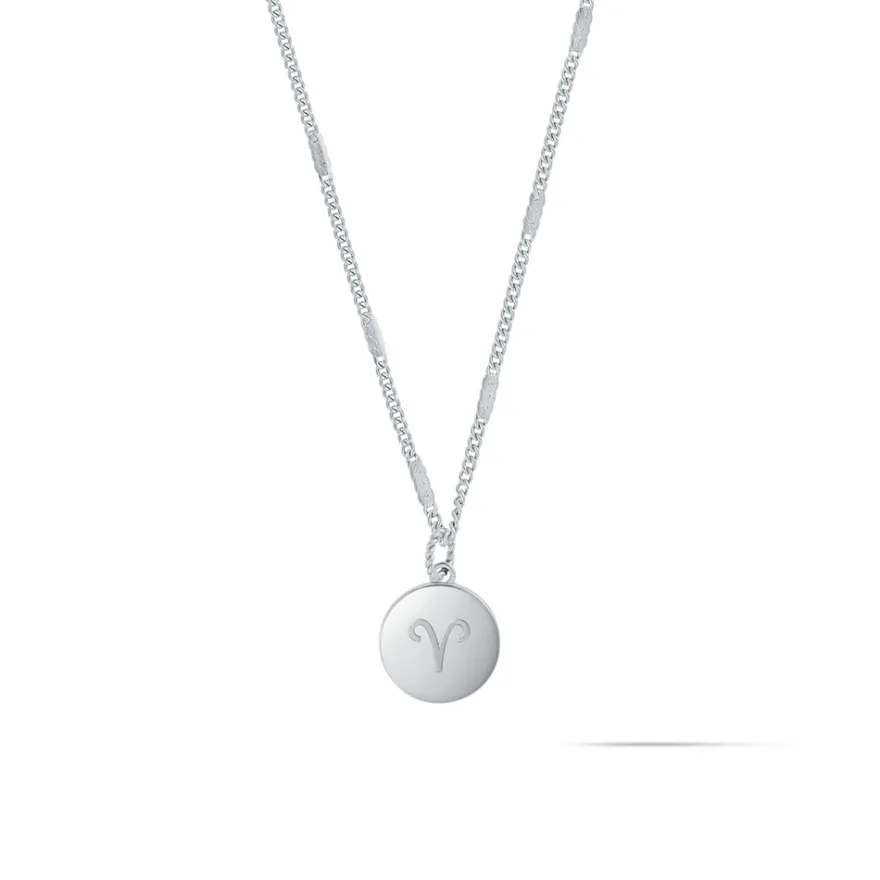 Women MVMT Necklaces^Zodiac Charm - Aries